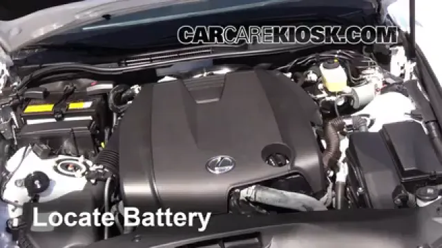 2014 Lexus IS250 2.5L V6 Batterie Changement